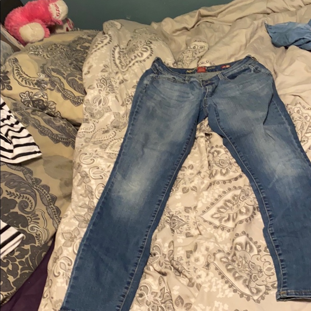 Curvy super skinny jeans